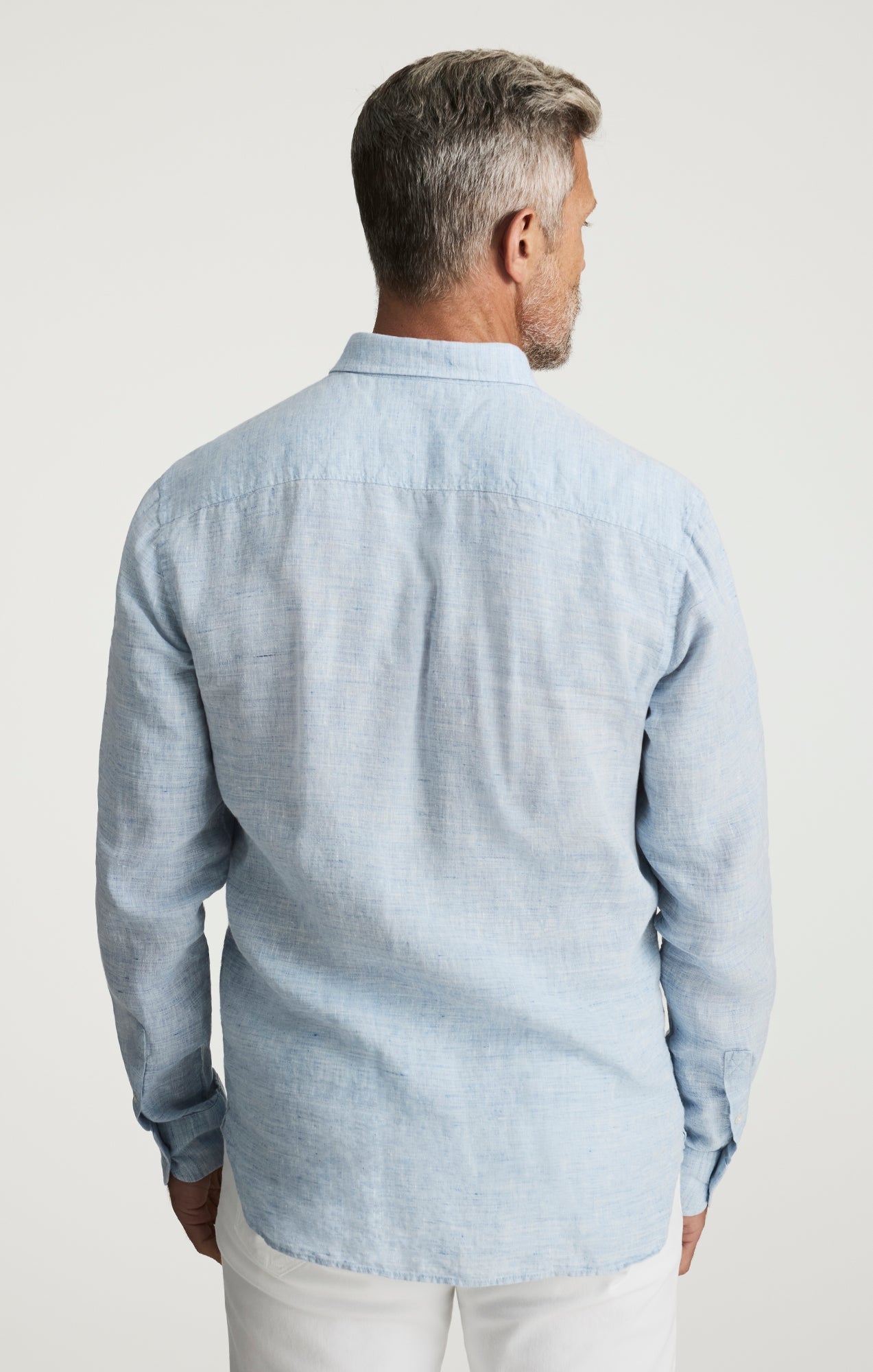 34 Heritage Linen Shirt In Blue