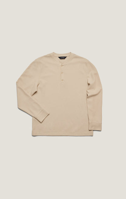 34 Heritage Long Sleeve Henley In Oatmeal