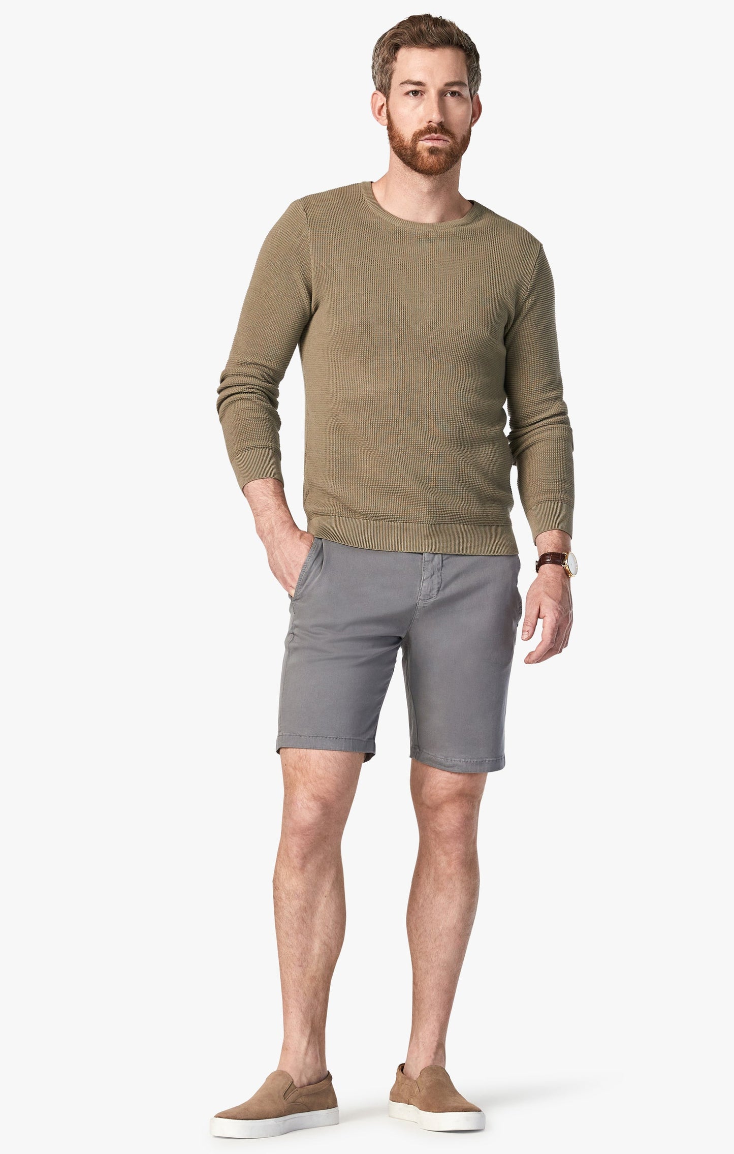 34 Heritage Nevada Shorts in Shark Twill | 34 Heritage