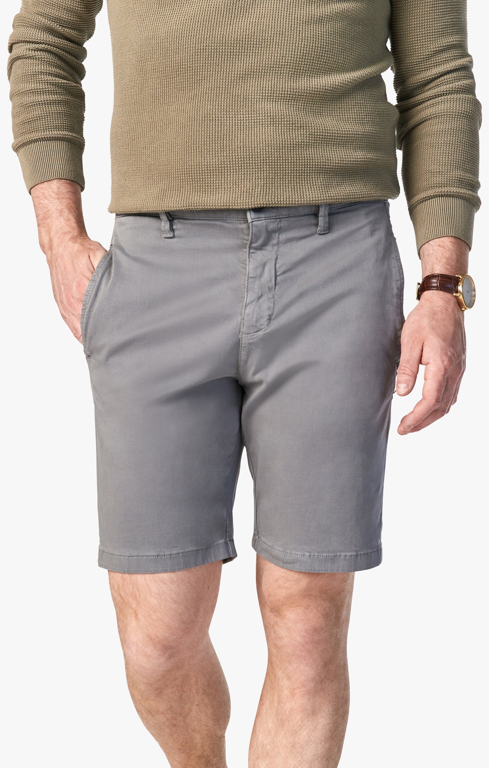 34 Heritage Nevada Shorts in Shark Twill | 34 Heritage
