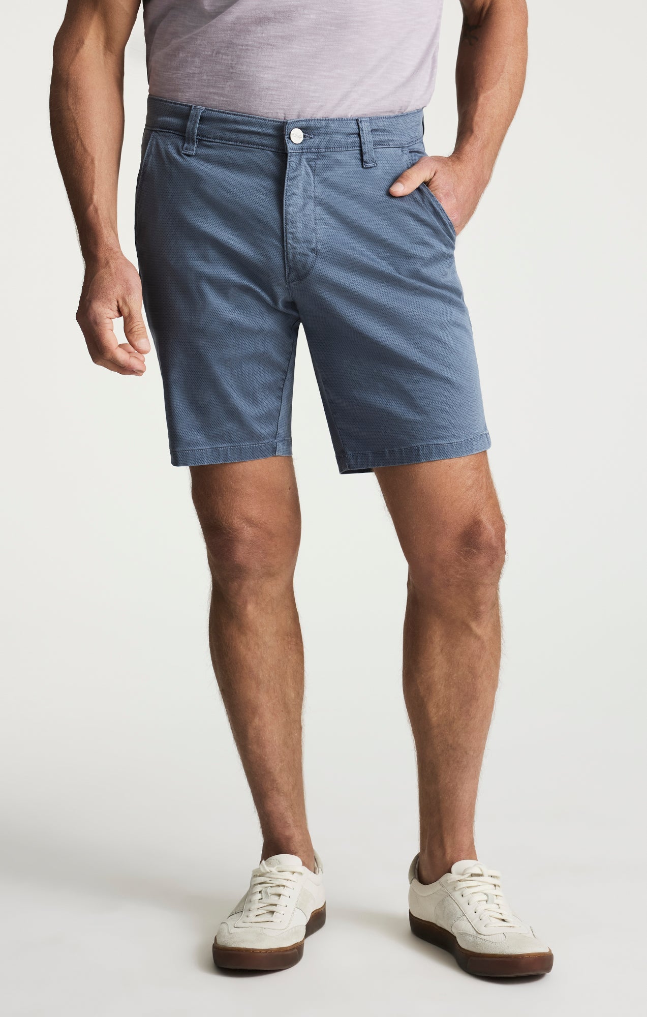 34 Heritage Arizona Slim Shorts In Stone Tie Print