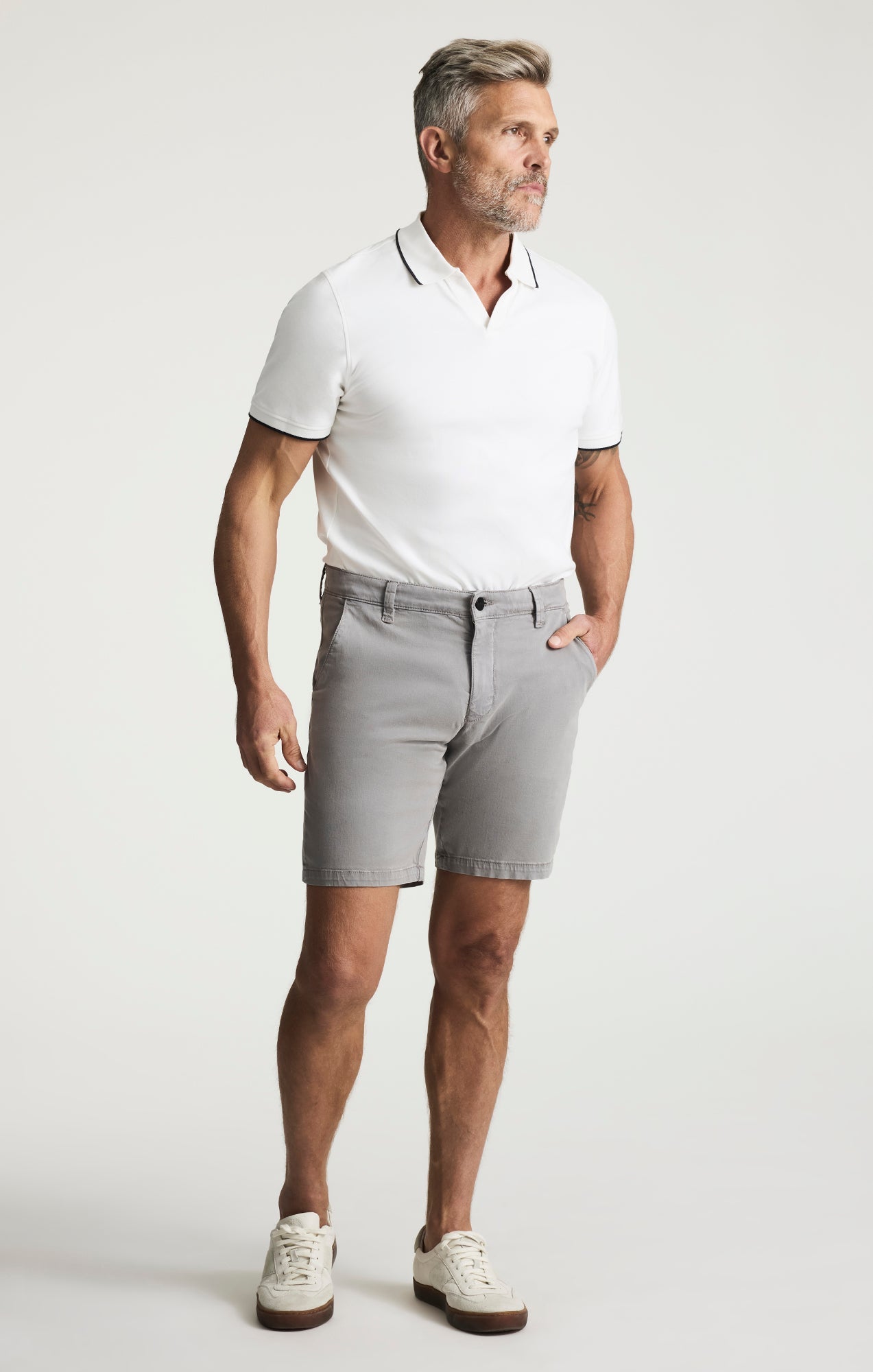 34 Heritage Arizona Slim Shorts In Shark Twill