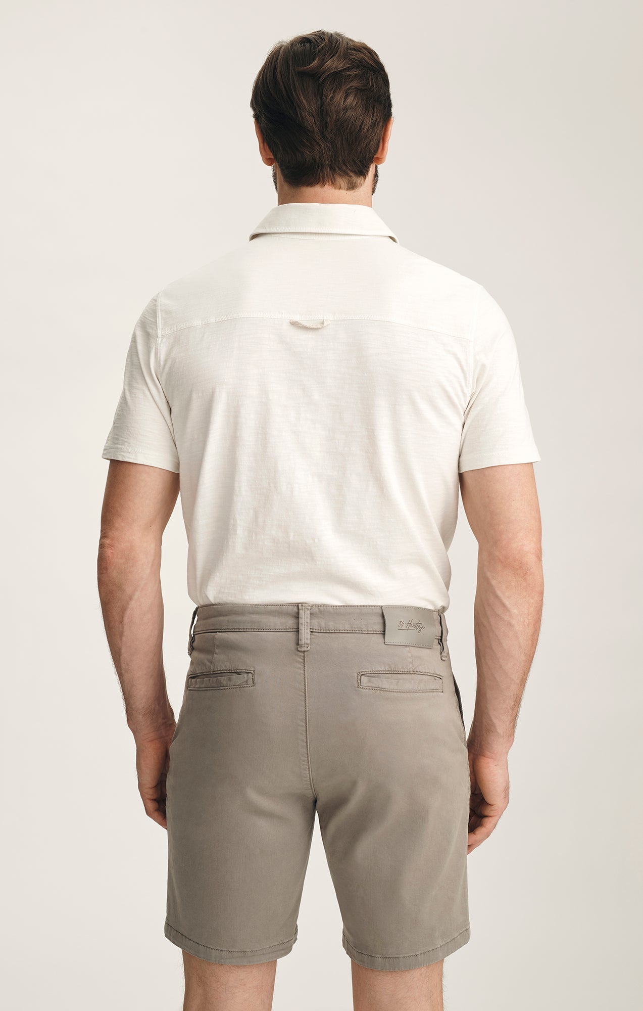 34 Heritage Arizona Slim Shorts In Driftwood Twill