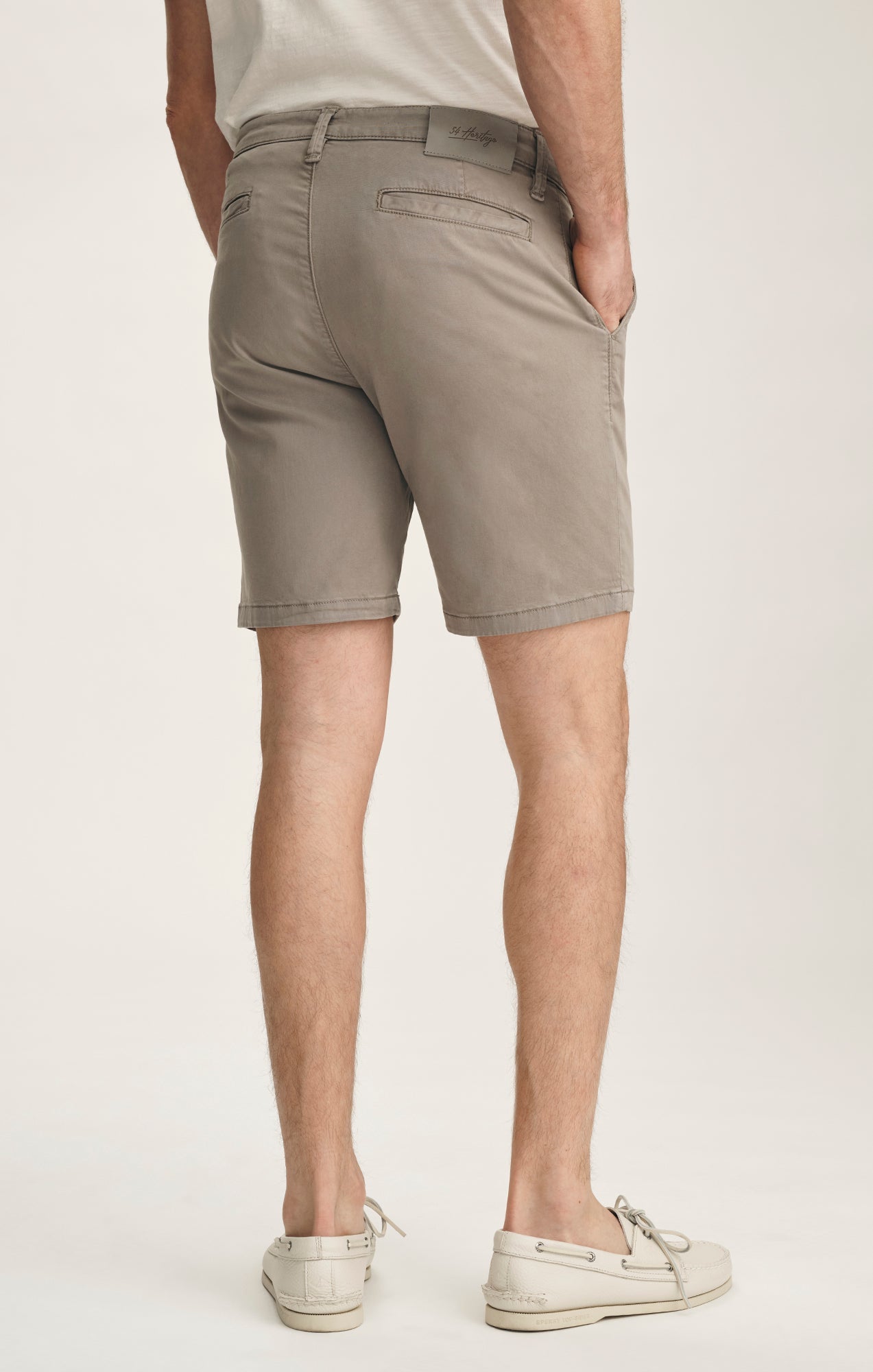34 Heritage Arizona Slim Shorts In Driftwood Twill