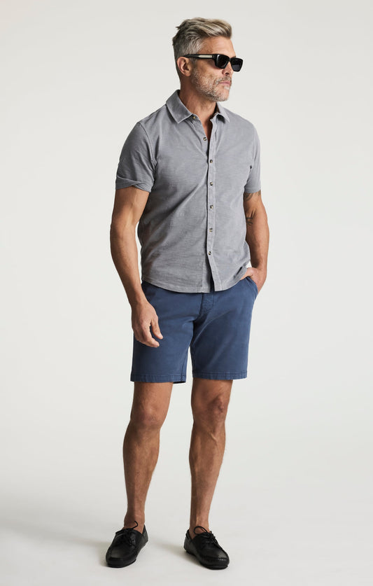 34 Heritage Arizona Slim Shorts In Dark Denim Twill