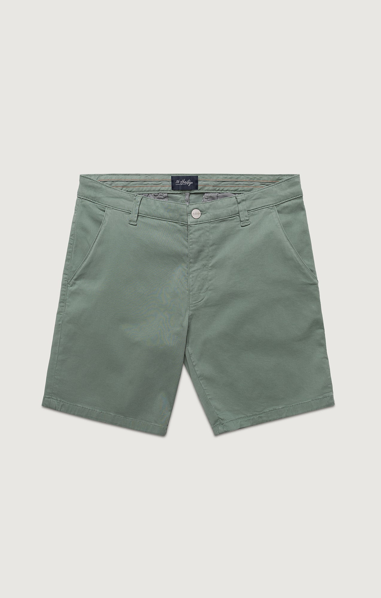 34 Heritage Arizona Slim Shorts In Iceberg Green Twill