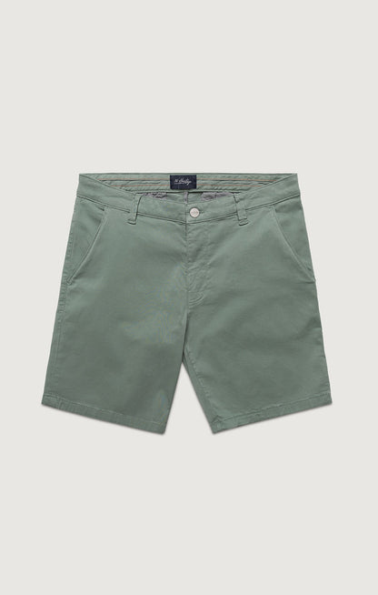 34 Heritage Arizona Slim Shorts In Iceberg Green Twill