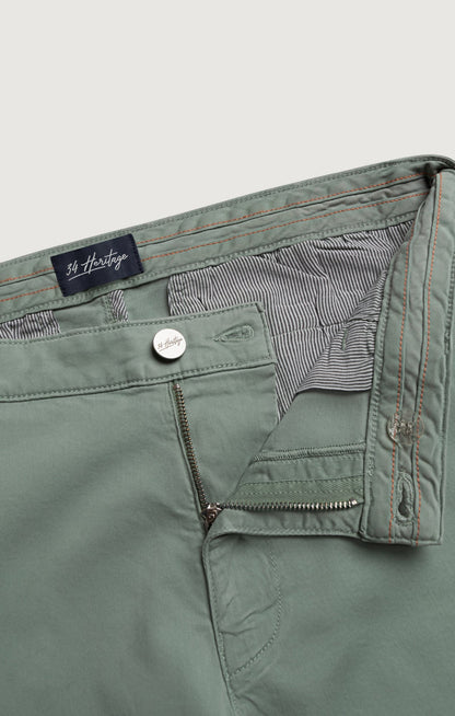 34 Heritage Arizona Slim Shorts In Iceberg Green Twill