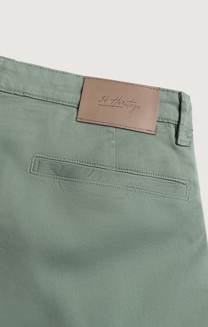 34 Heritage Arizona Slim Shorts In Iceberg Green Twill