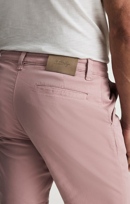 34 Heritage Arizona Slim Shorts In Pink Twill