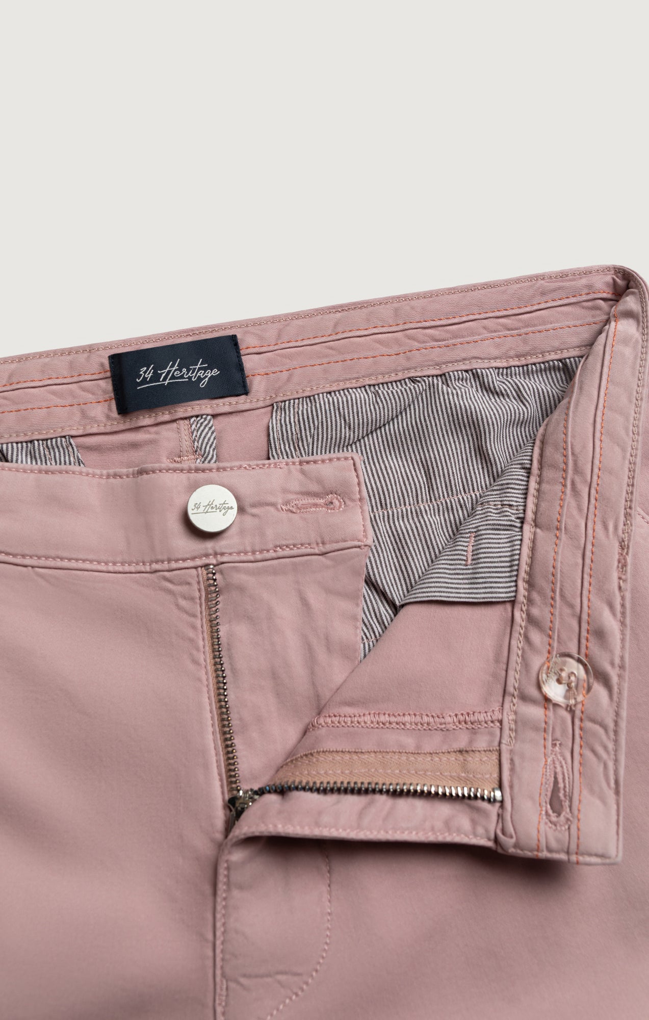34 Heritage Arizona Slim Shorts In Pink Twill