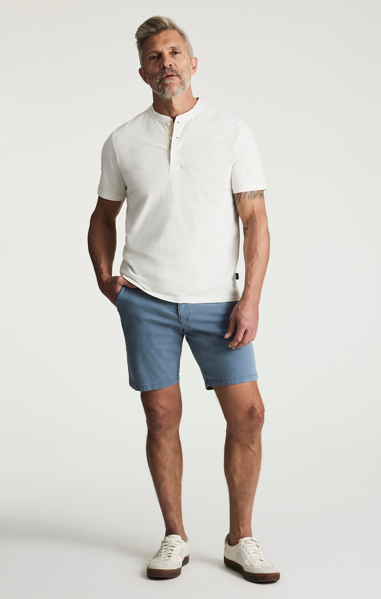 34 Heritage Arizona Slim Shorts In Flint Stone Twill