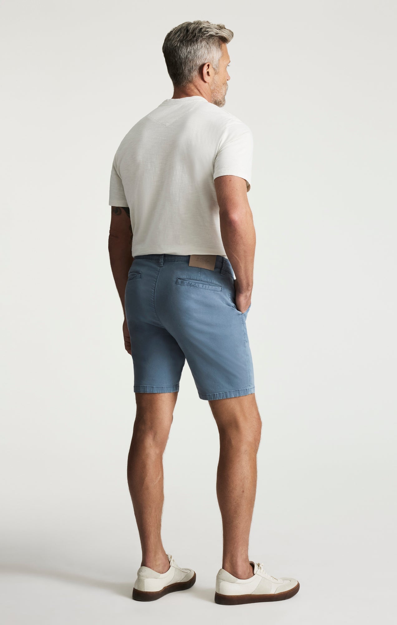 34 Heritage Arizona Slim Shorts In Flint Stone Twill