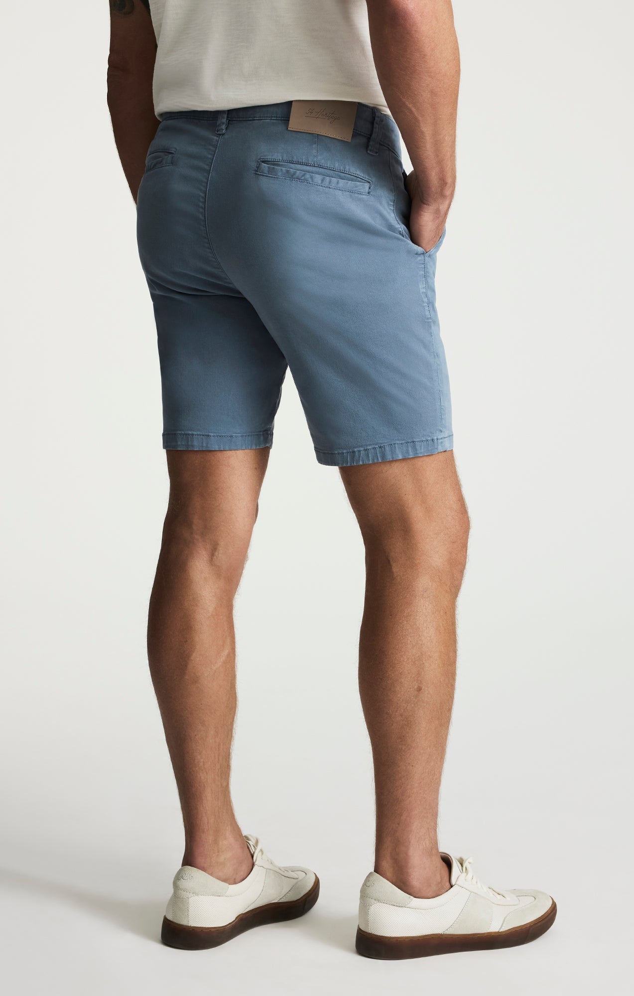 34 Heritage Arizona Slim Shorts In Flint Stone Twill