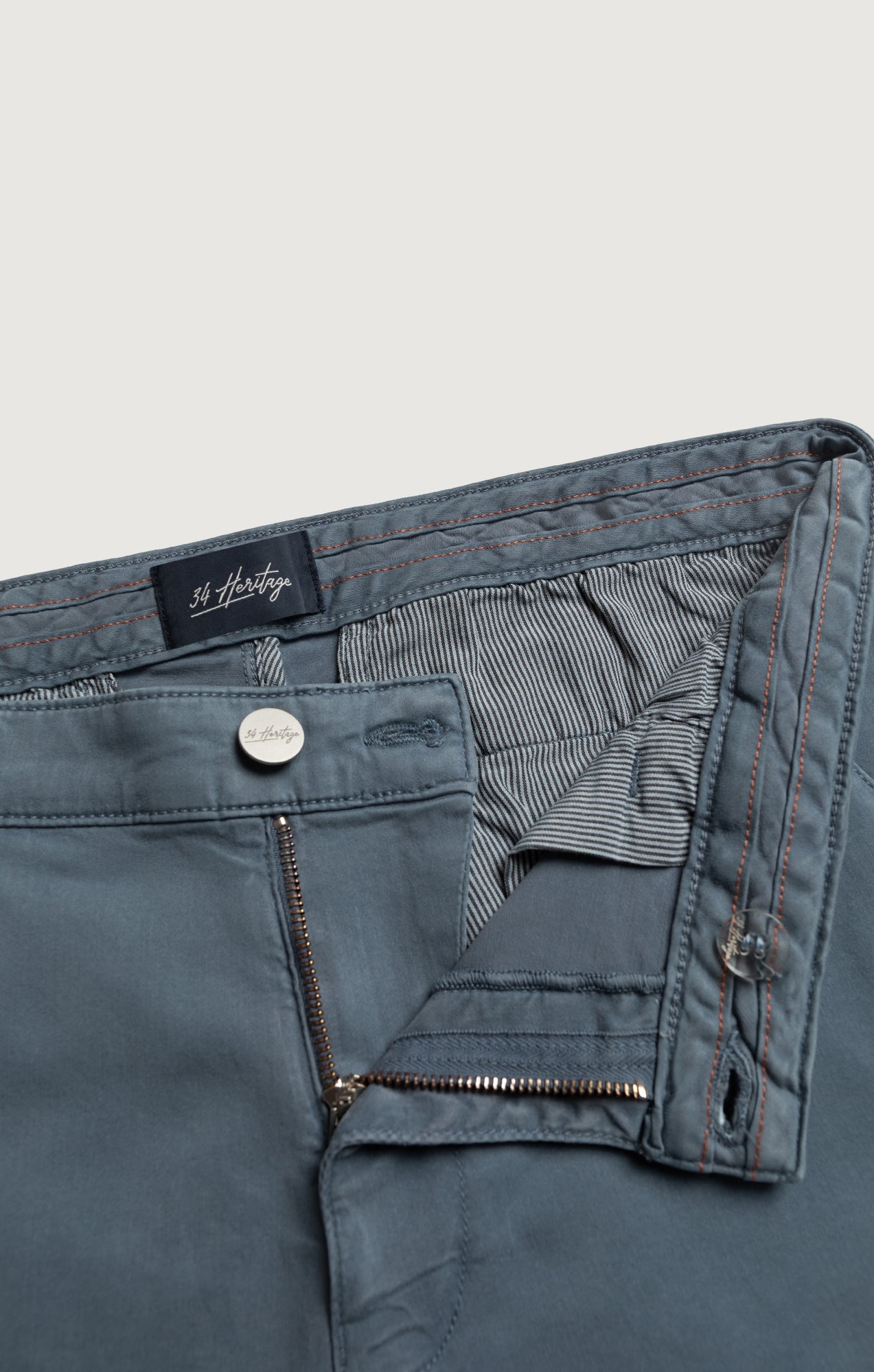 34 Heritage Arizona Slim Shorts In Flint Stone Twill