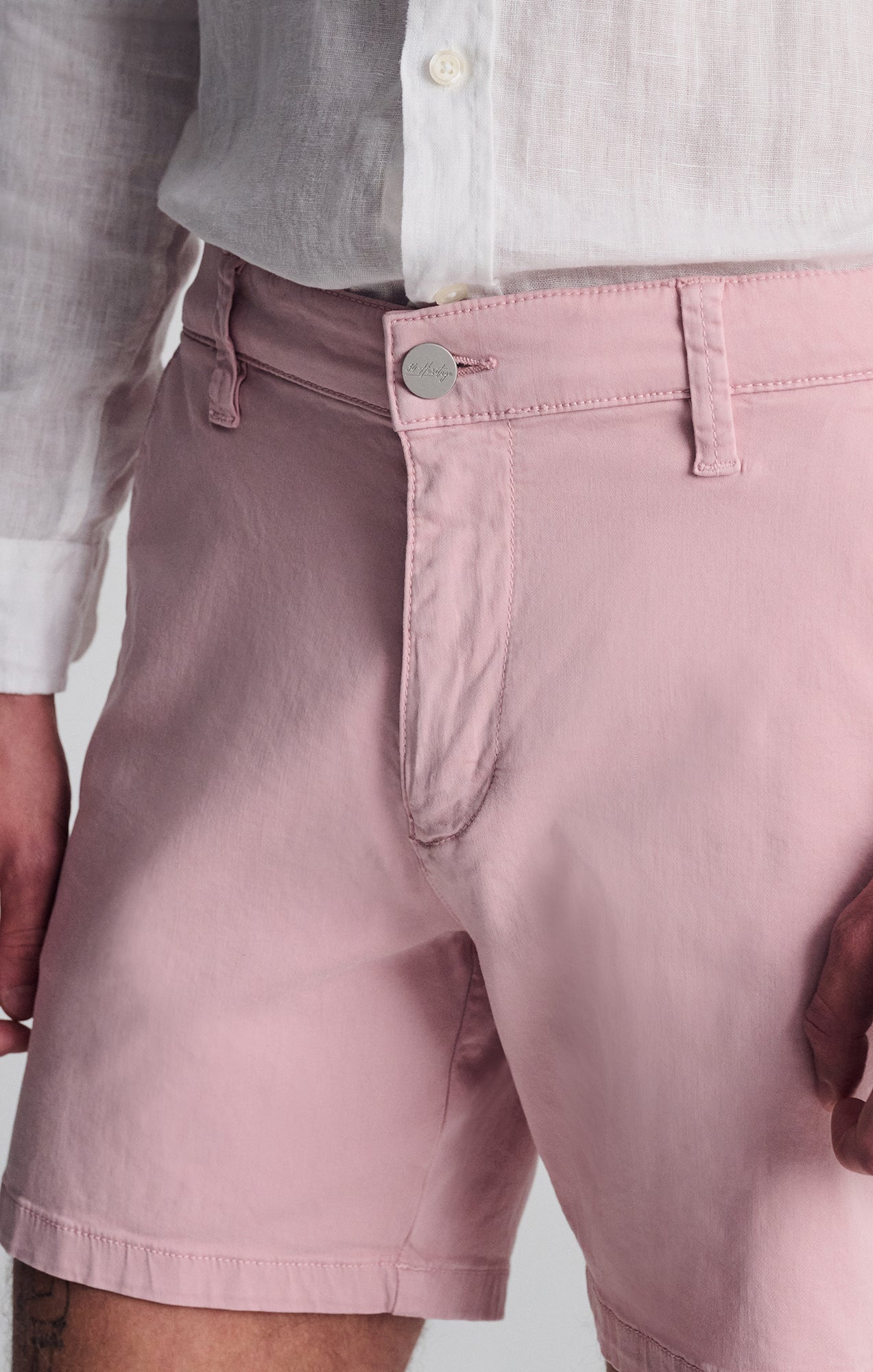 34 Heritage Hampton Shorts in Pink Twill