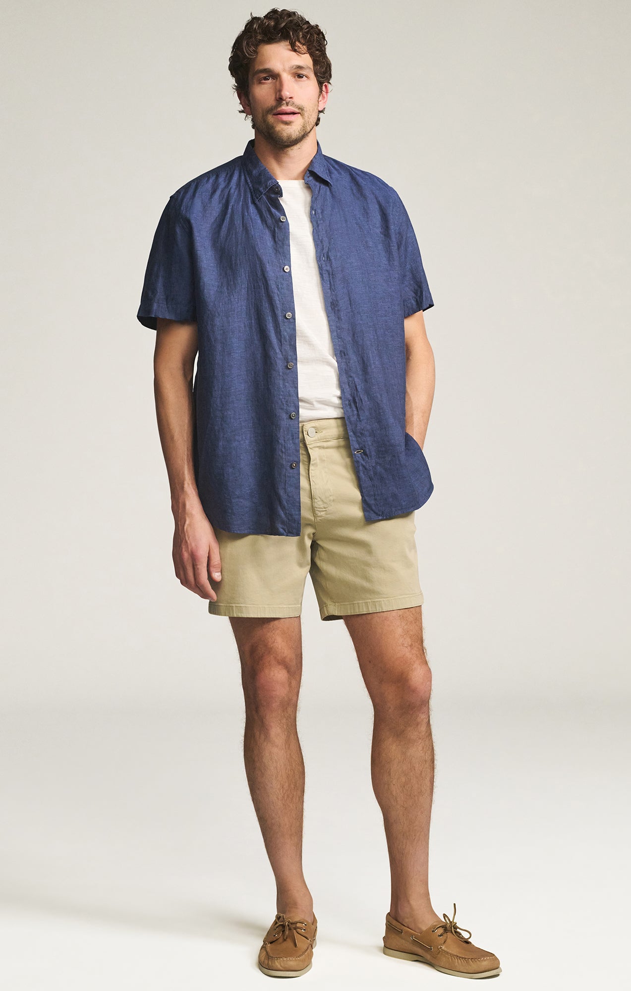 34 Heritage Hampton Shorts in Basil Twill