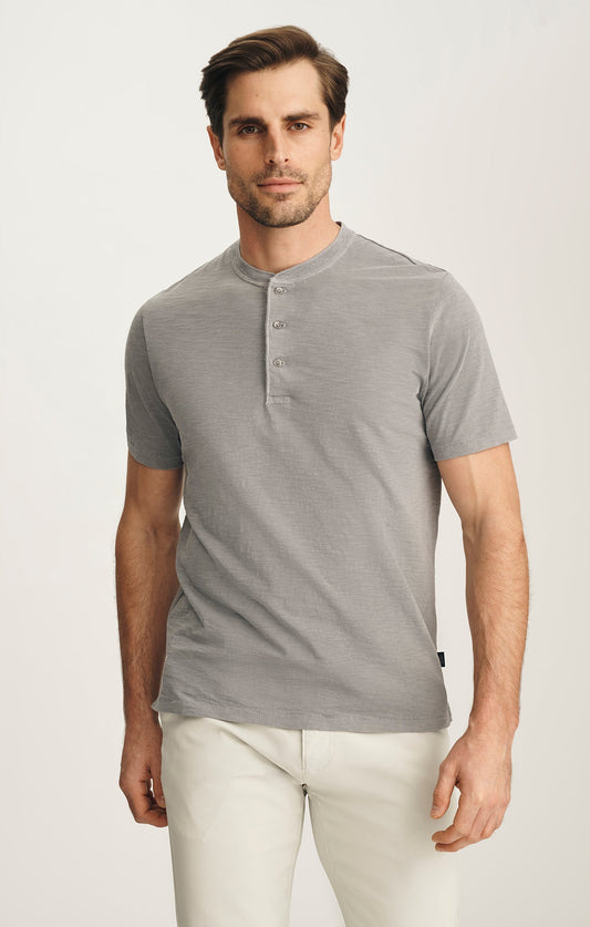 34 Heritage Slub Henley T-Shirt In Chiseled Stone