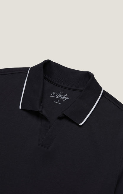 34 Heritage Riviera Polo in Black