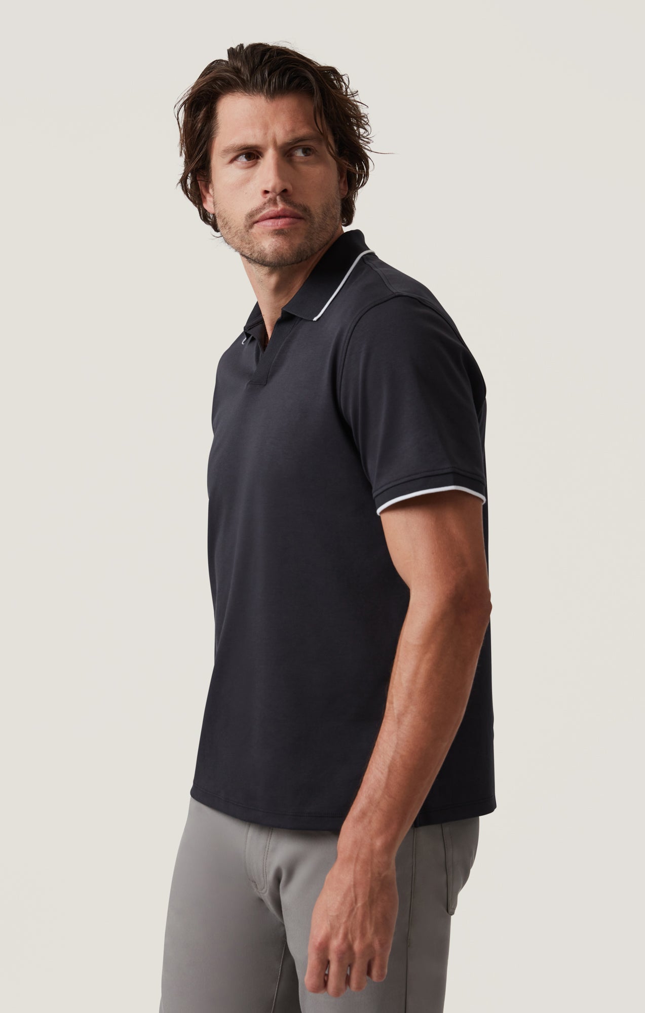 34 Heritage Riviera Polo in Black