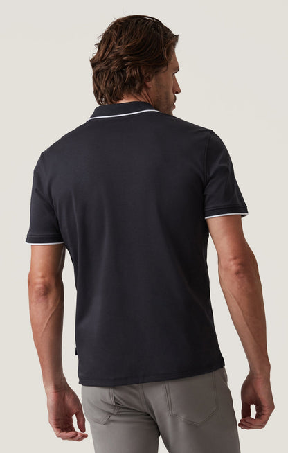 34 Heritage Riviera Polo in Black