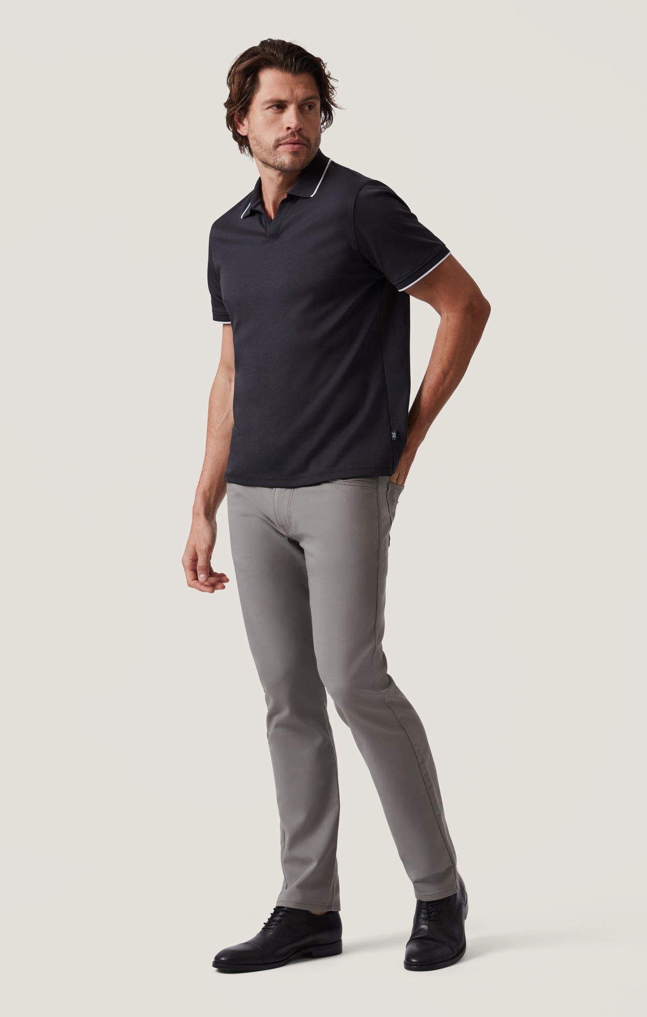34 Heritage Riviera Polo in Black