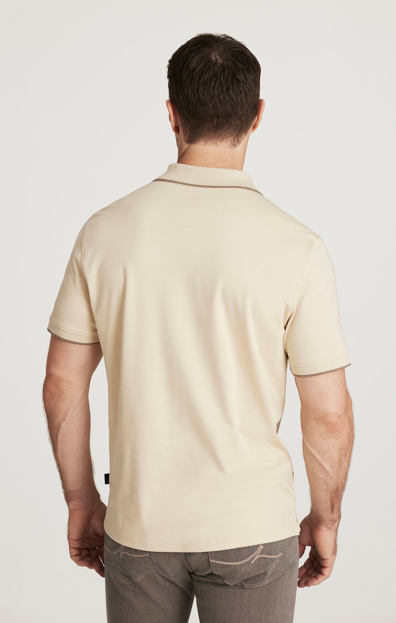 34 Heritage Riviera Polo Shirt in Castle Wall