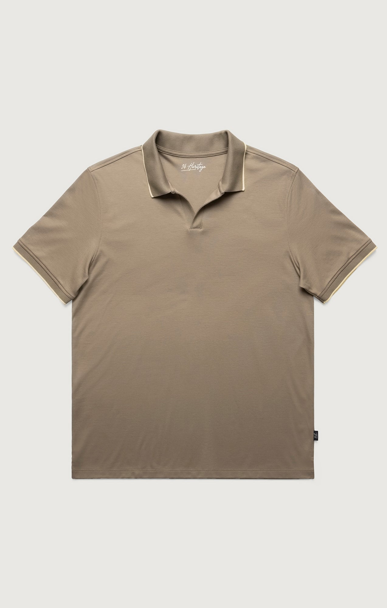 34 Heritage Riviera Polo Shirt in Brindle