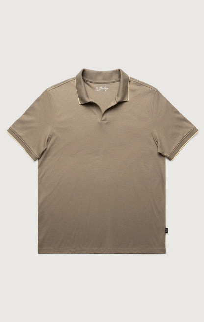34 Heritage Riviera Polo Shirt in Brindle