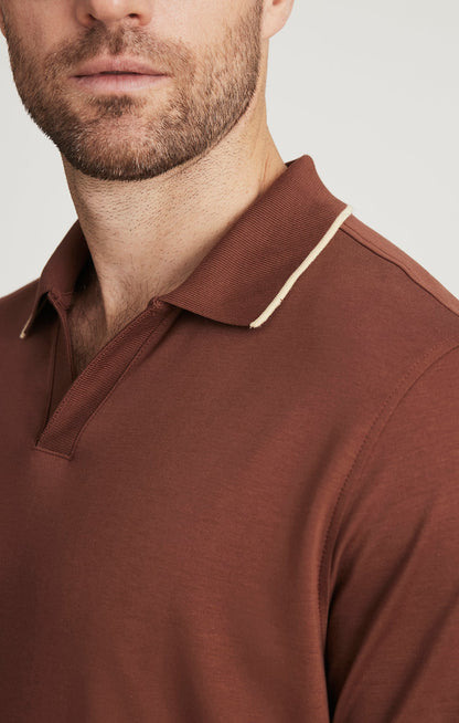 34 Heritage Riviera Polo Shirt in Cappuccino
