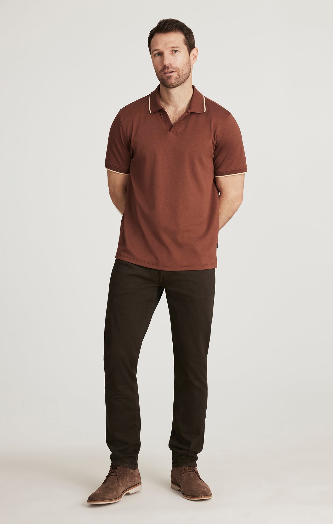 34 Heritage Riviera Polo Shirt in Cappuccino