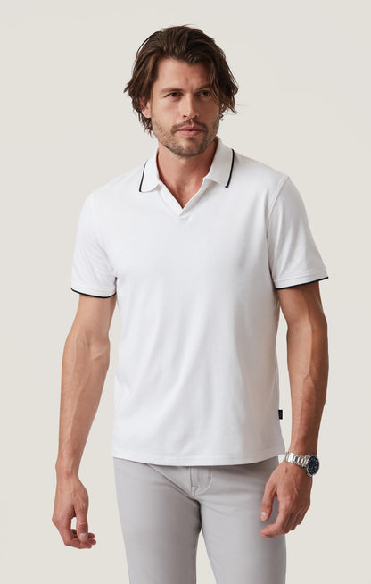 34 Heritage Riviera Polo Shirt in White