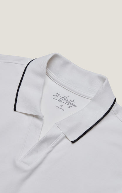 34 Heritage Riviera Polo Shirt in White