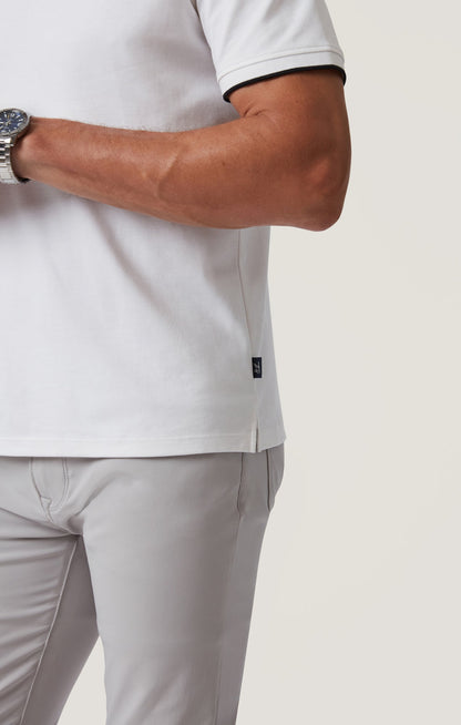 34 Heritage Riviera Polo Shirt in White