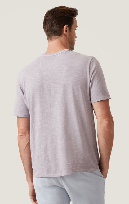 34 Heritage Slub Crew Neck T-Shirt in Lilac Dust