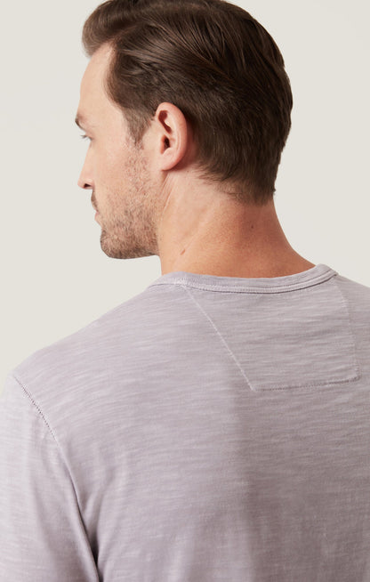 34 Heritage Slub Crew Neck T-Shirt in Lilac Dust