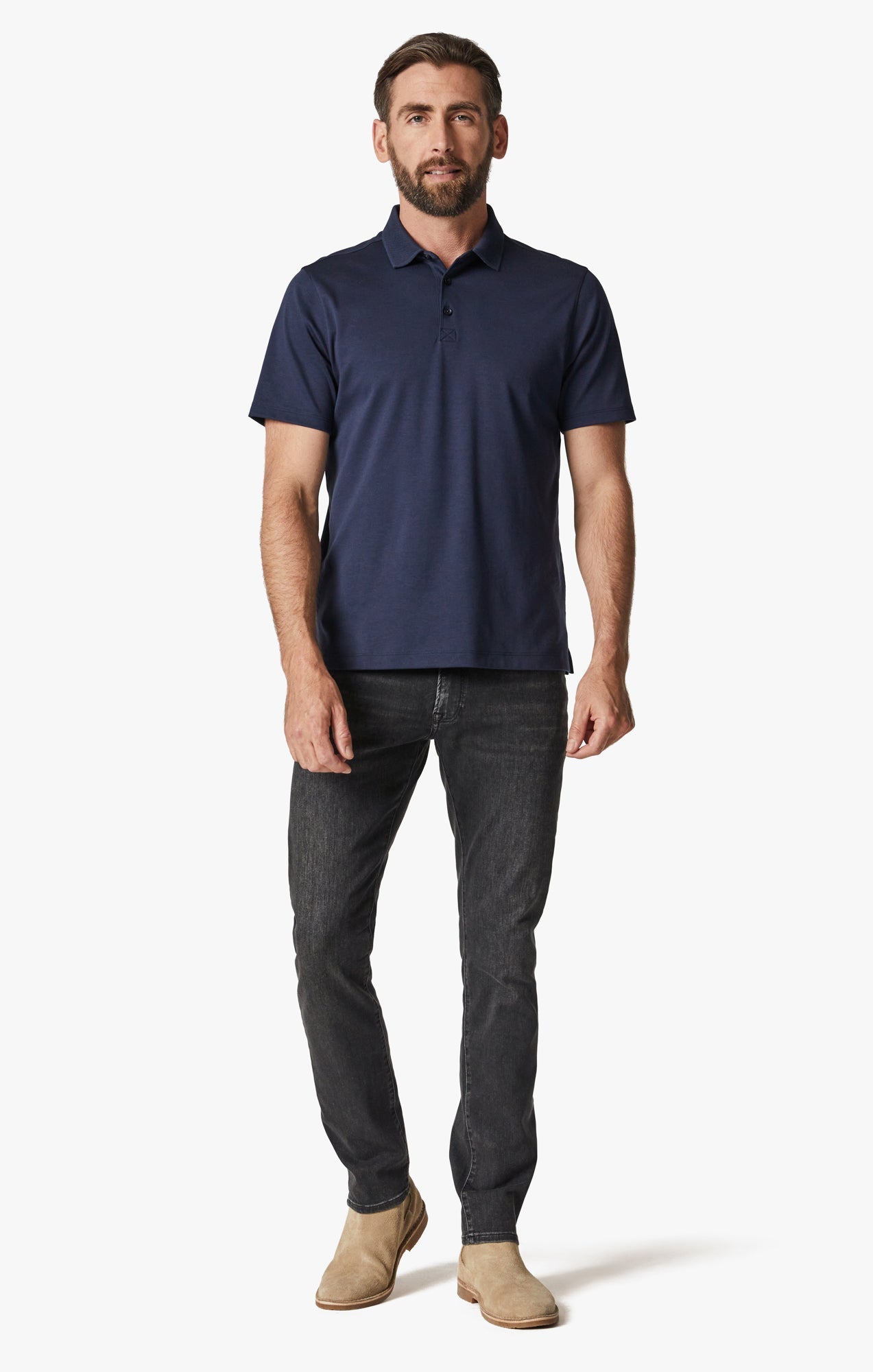 34 Heritage Polo T-Shirt In Navy