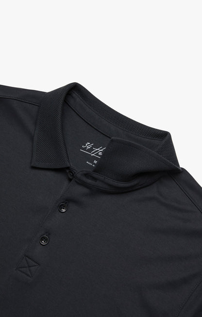 34 Heritage Polo T-Shirt In Black