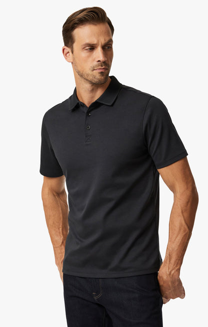 34 Heritage Polo T-Shirt In Black