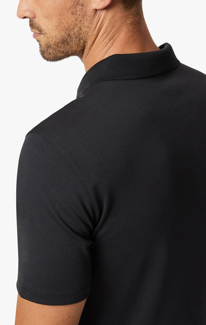 34 Heritage Polo T-Shirt In Black