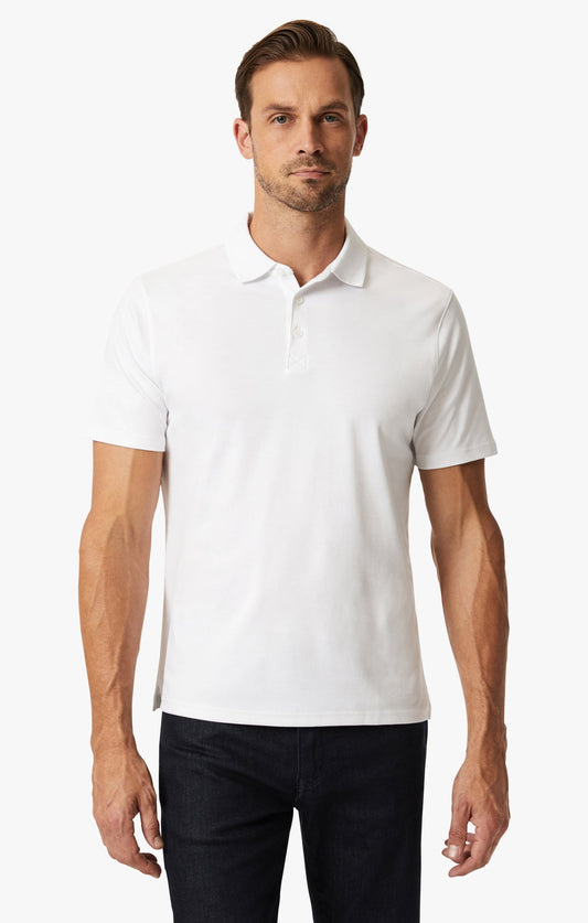 34 Heritage Polo T-Shirt In White
