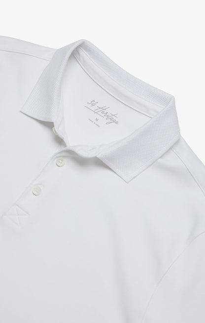 34 Heritage Polo T-Shirt In White