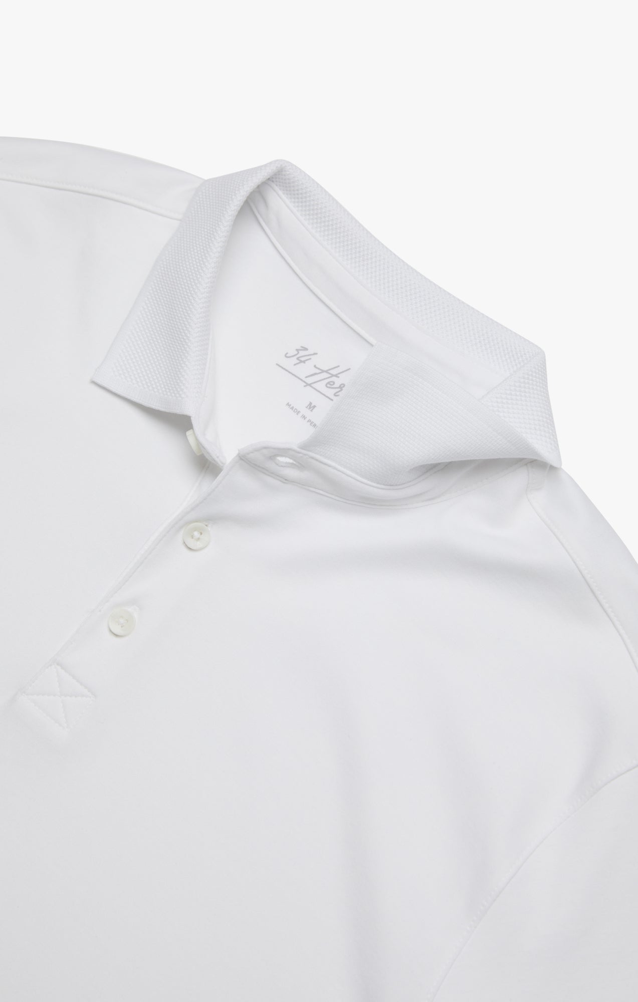 34 Heritage Polo T-Shirt In White