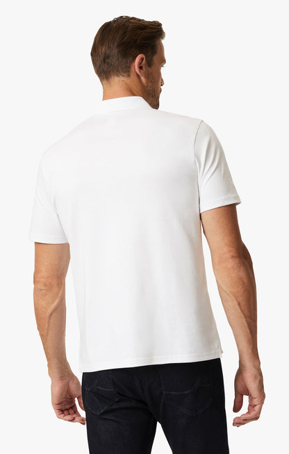 34 Heritage Polo T-Shirt In White