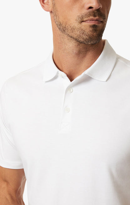 34 Heritage Polo T-Shirt In White