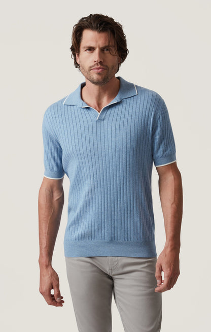 34 Heritage Polo Sweater in Blue