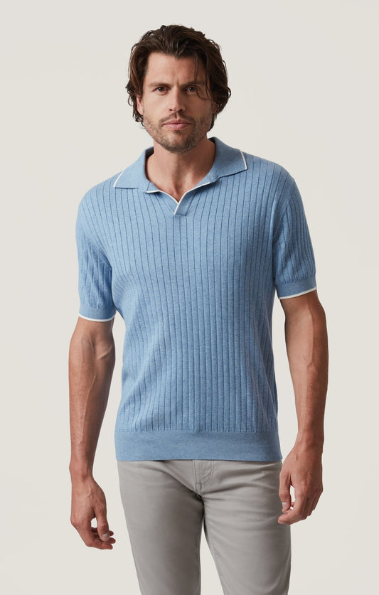 34 Heritage Polo Sweater in Blue