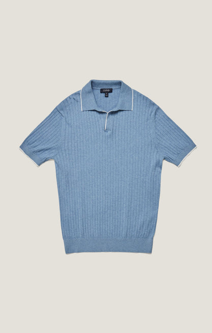 34 Heritage Polo Sweater in Blue