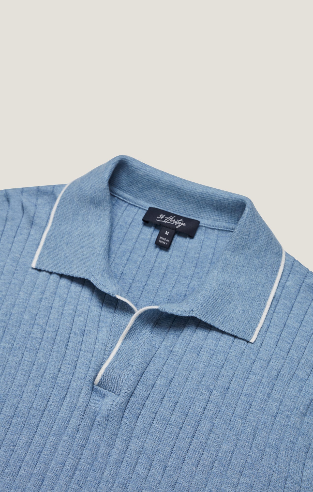 34 Heritage Polo Sweater in Blue