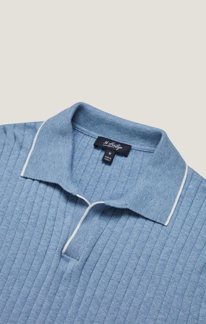 34 Heritage Polo Sweater in Blue